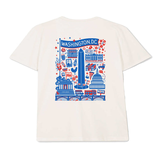 Unisex "DC Landmarks" Shirt - Vintage White