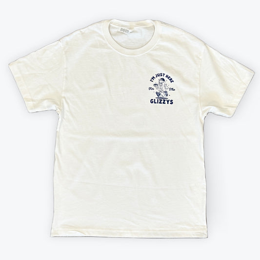 Unisex "I'm just here for the Glizzys" shirt - Vintage White