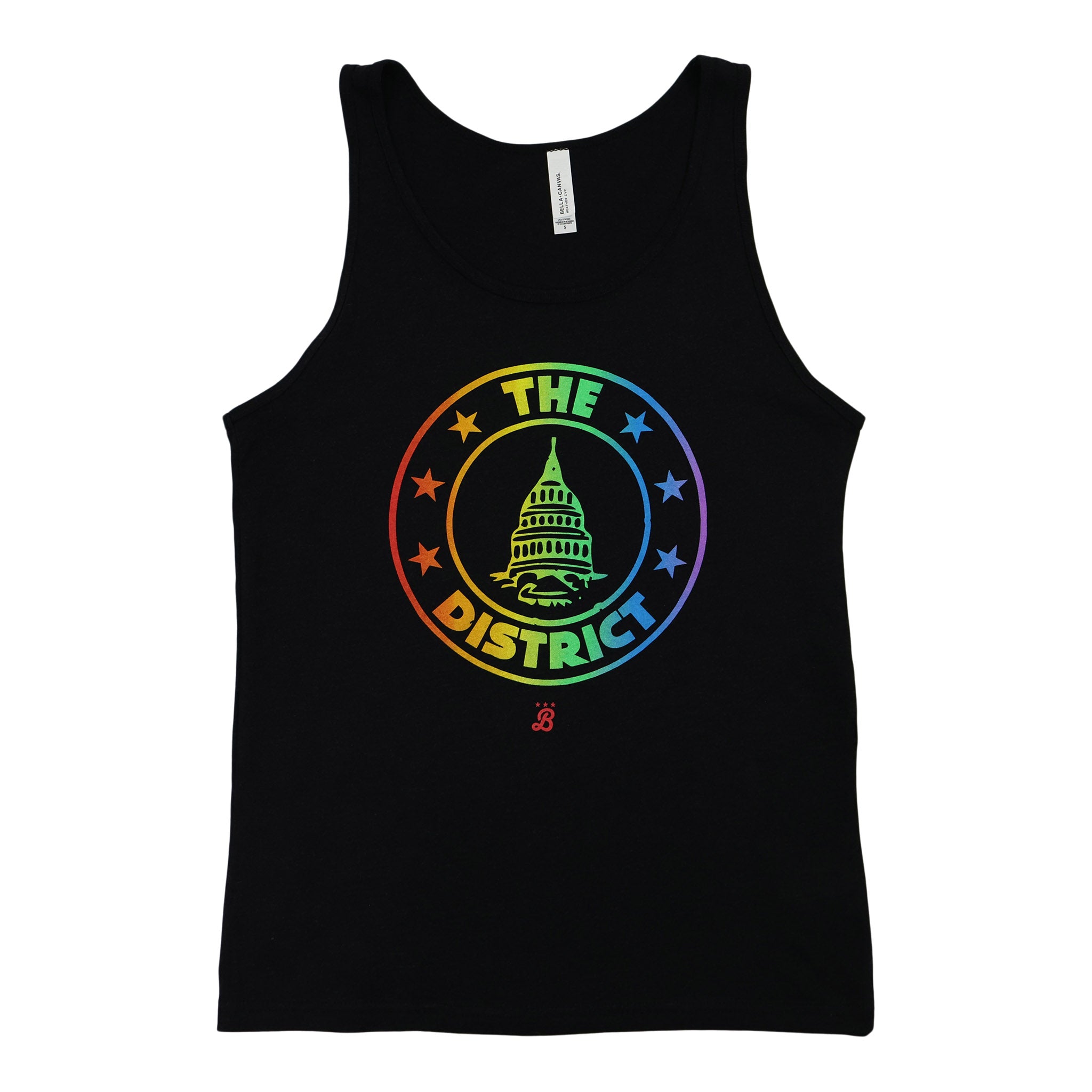 Unisex The District Seal Rainbow Pride Tank Top Bailiwick Clothing