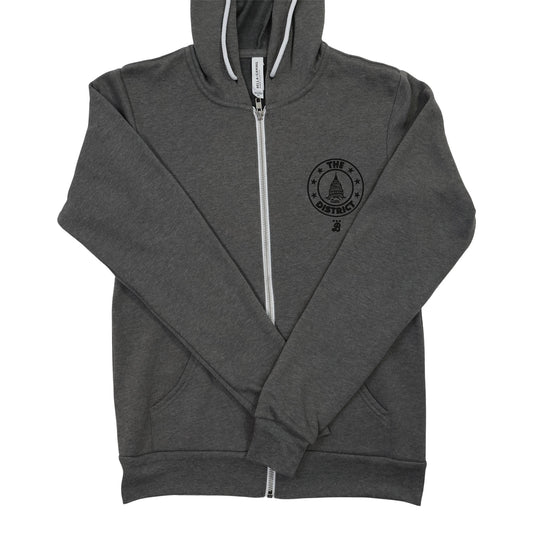 Unisex "The District Seal" Zip Hooded Sweatshirt