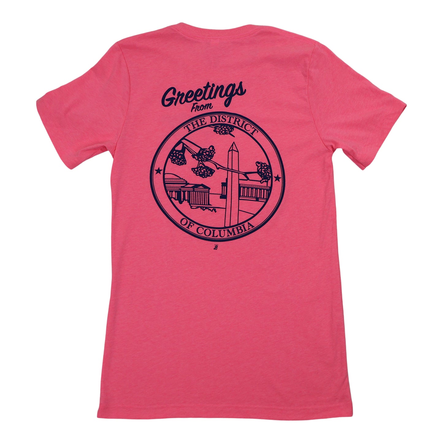Unisex 'Greetings from DC' double-sided t-shirt
