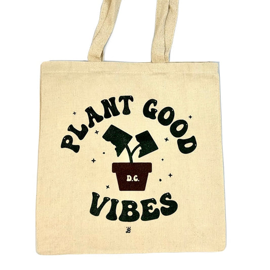 Plant Good Vibes Tote Bag