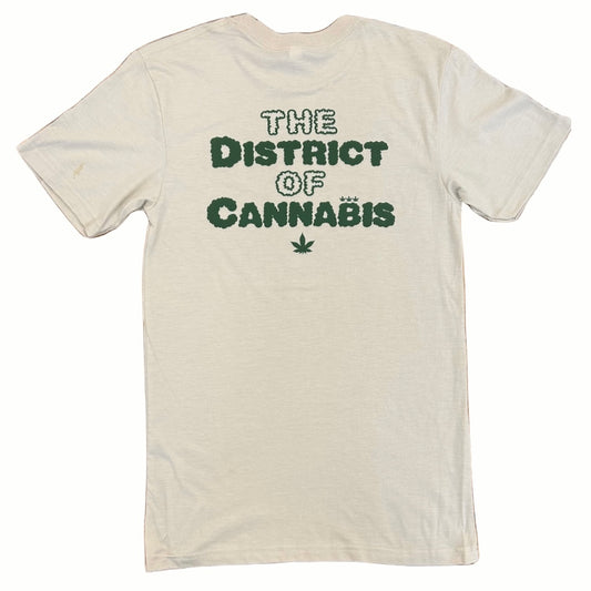 Limited Edition Unisex "District of Cannabis" shirt - Heather Bone
