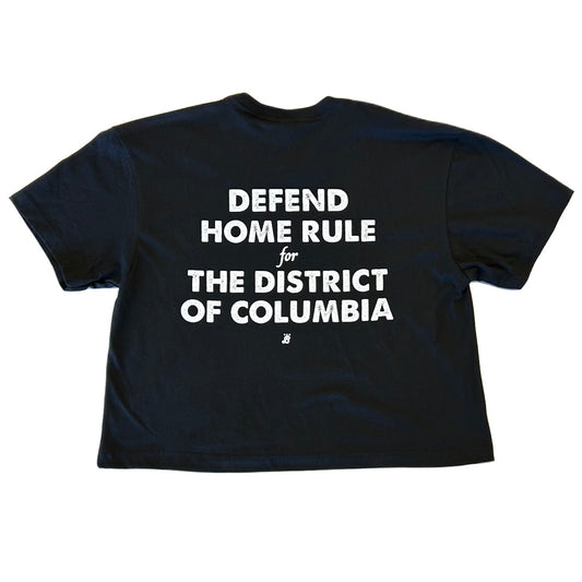 Ladies 'Defend Home Rule' Double-sided Crop Top
