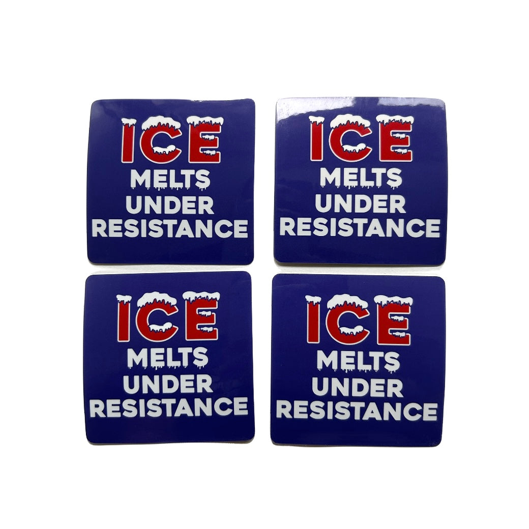 "Ice Melts Under Resistance" - Sticker packs