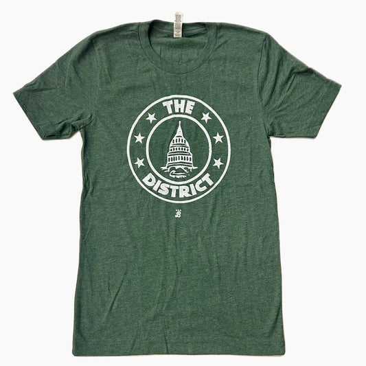 Unisex The District Seal shirt - Heather Forest Green