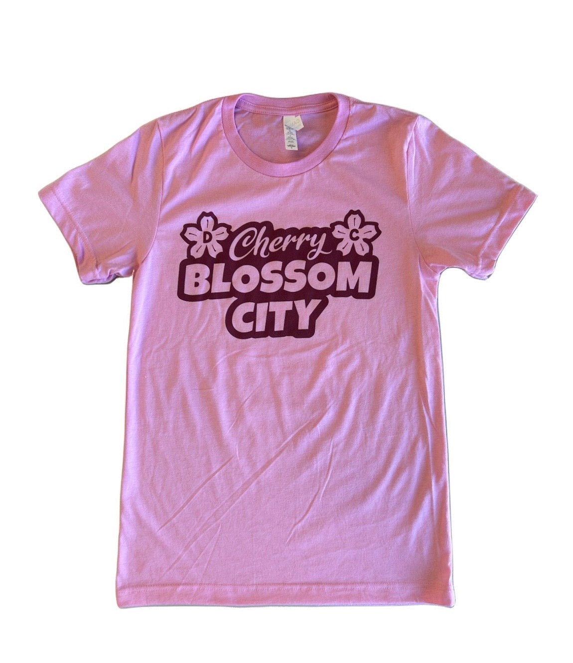 Unisex Heather Pink "Cherry Blossom City" T-shirt