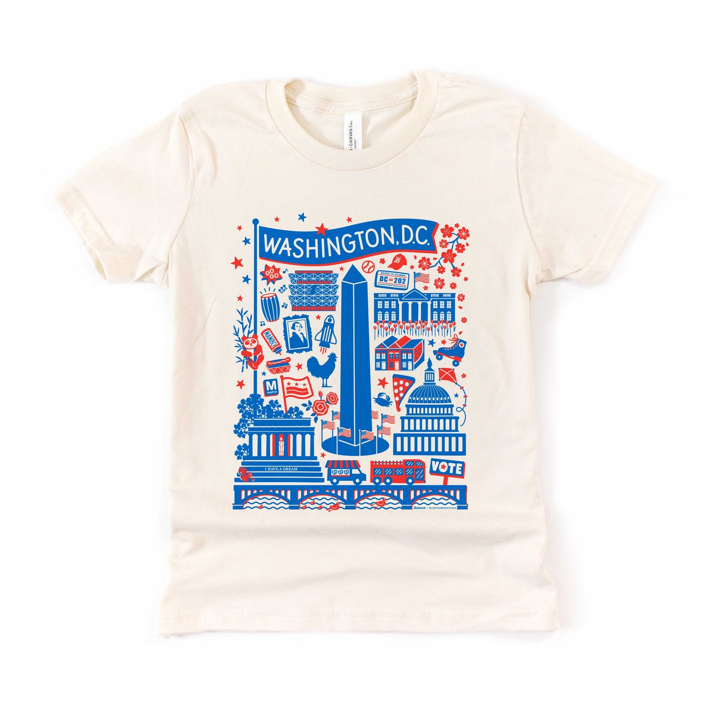 YOUTH - DC Landmarks Shirt - Vintage White