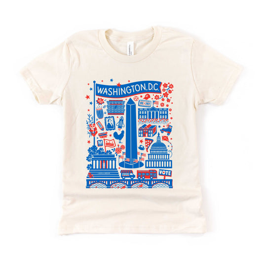 YOUTH - DC Landmarks Shirt - Vintage White