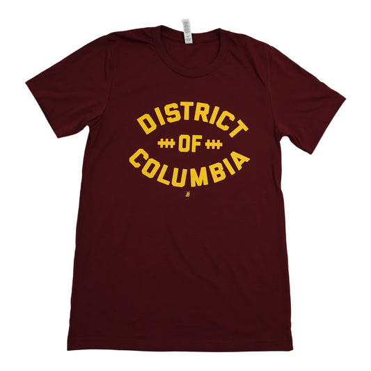 Unisex DOC Football T-shirt - Heather Cardinal