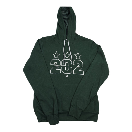Unisex Hoodie 202 Stars Remix - Forest Green