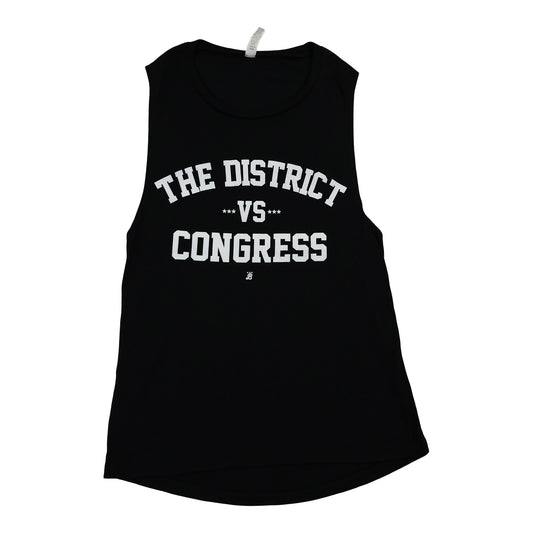 Ladies The District vs. Congress Flowy Scoop Muscle Tank