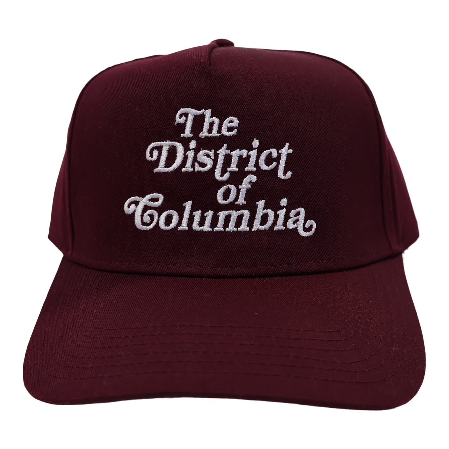 The District of Columbia“ 5-panel mid-rise snapback hat