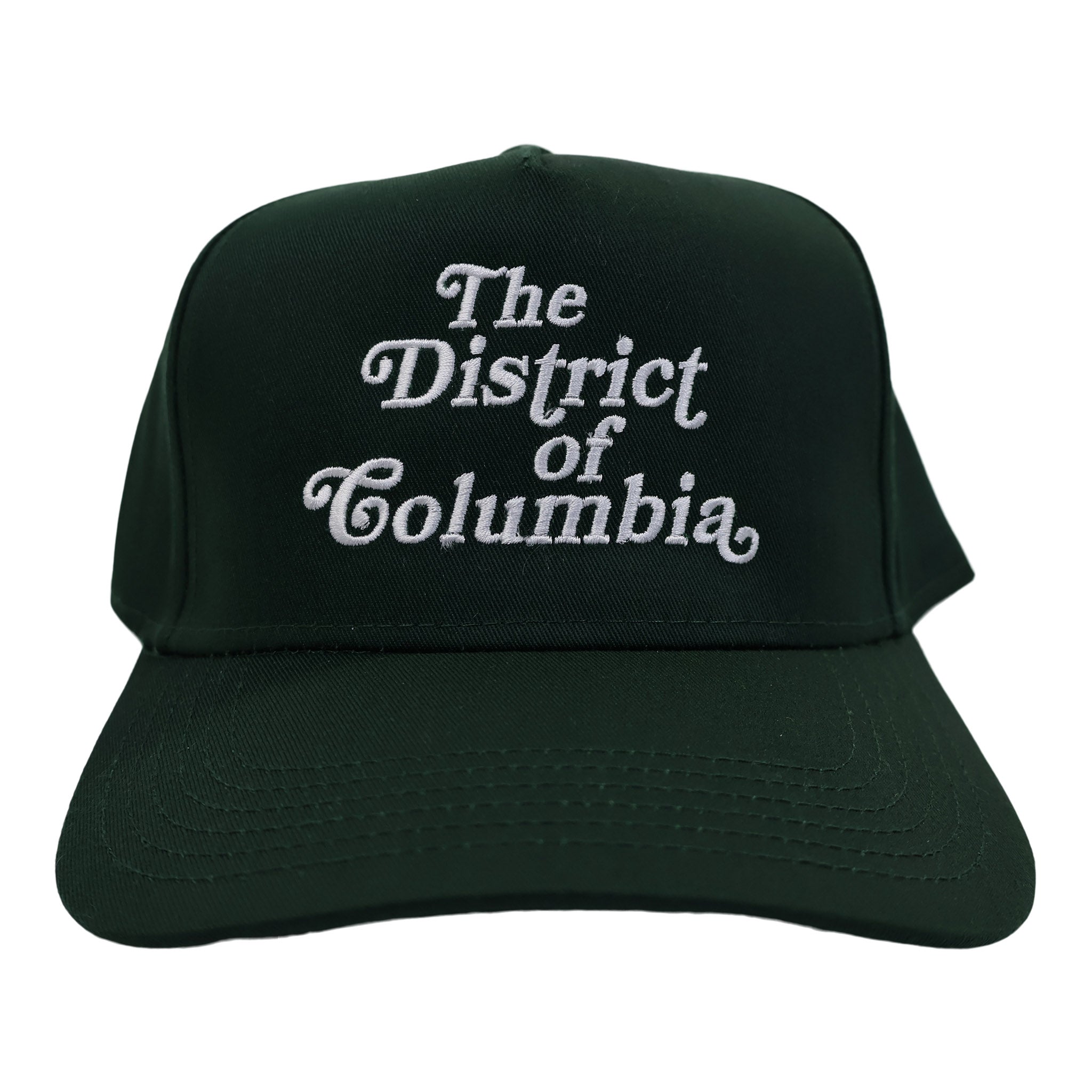 Silk Style Flag of The District of Columbia Snapback Hats for Men Women  Baseball Cap Flat Bill Brim Hat