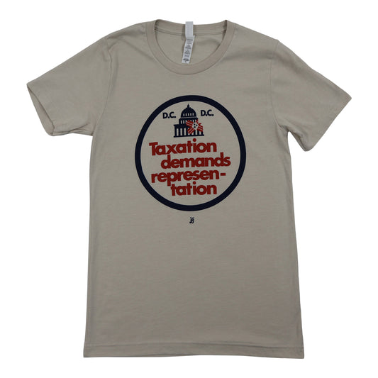 Unisex T-shirt Taxation Demands Representation - Heather Dust