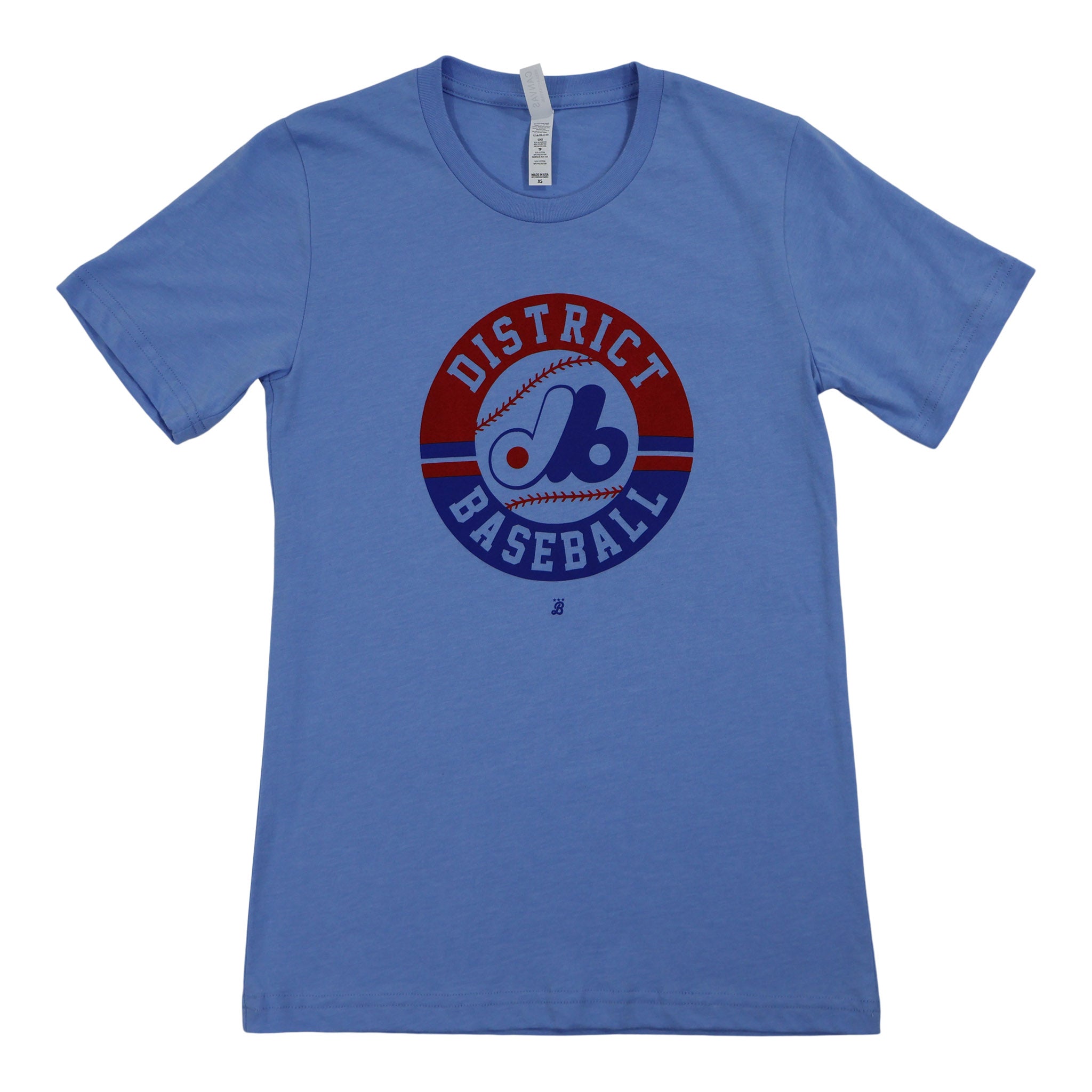 Unisex Light Blue 'District Baseball' – Bailiwick Clothing