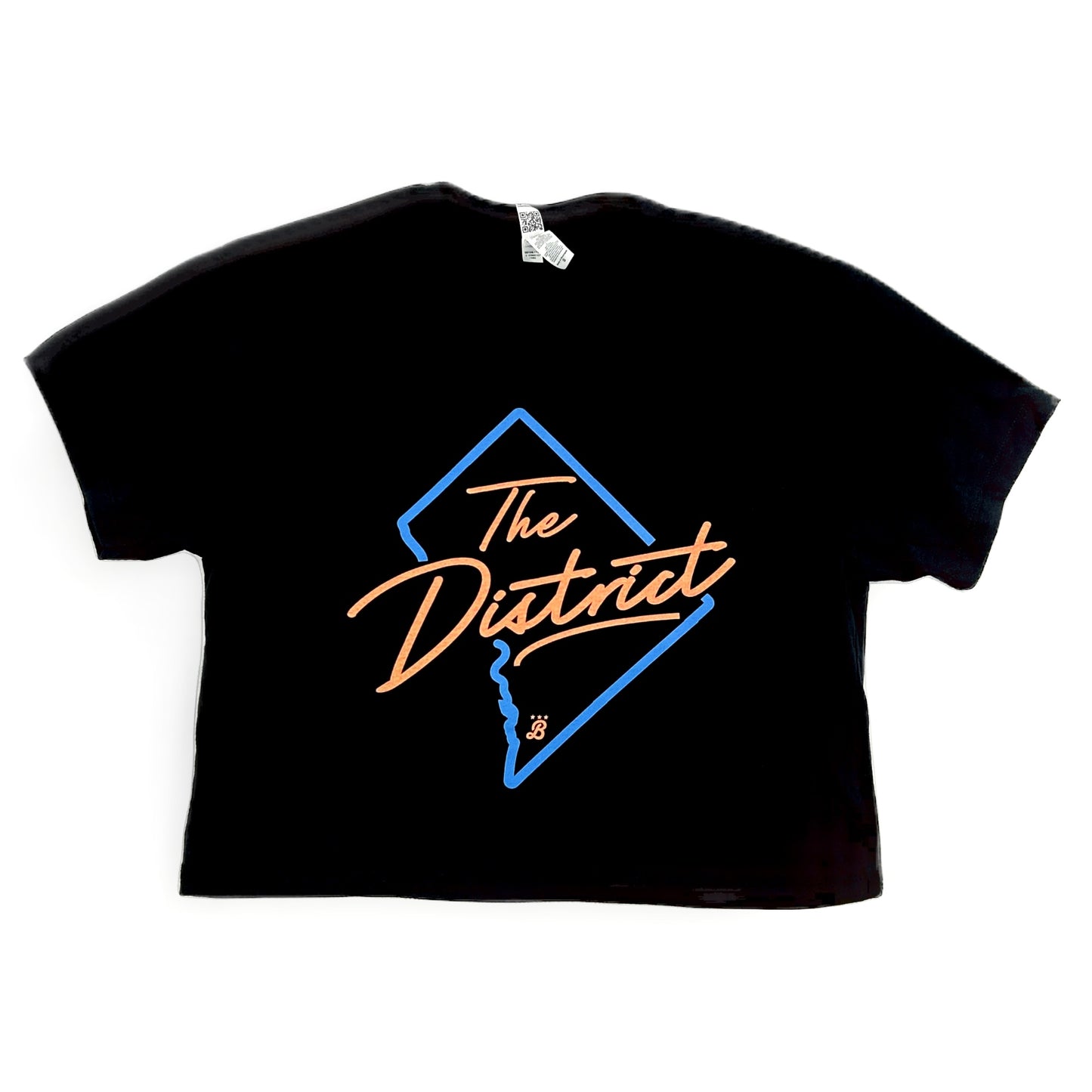 Ladies 'The District' Neon Crop Top