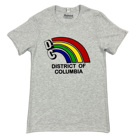 Limited-Edition District of Columbia Rainbow shirt - Ash Gray