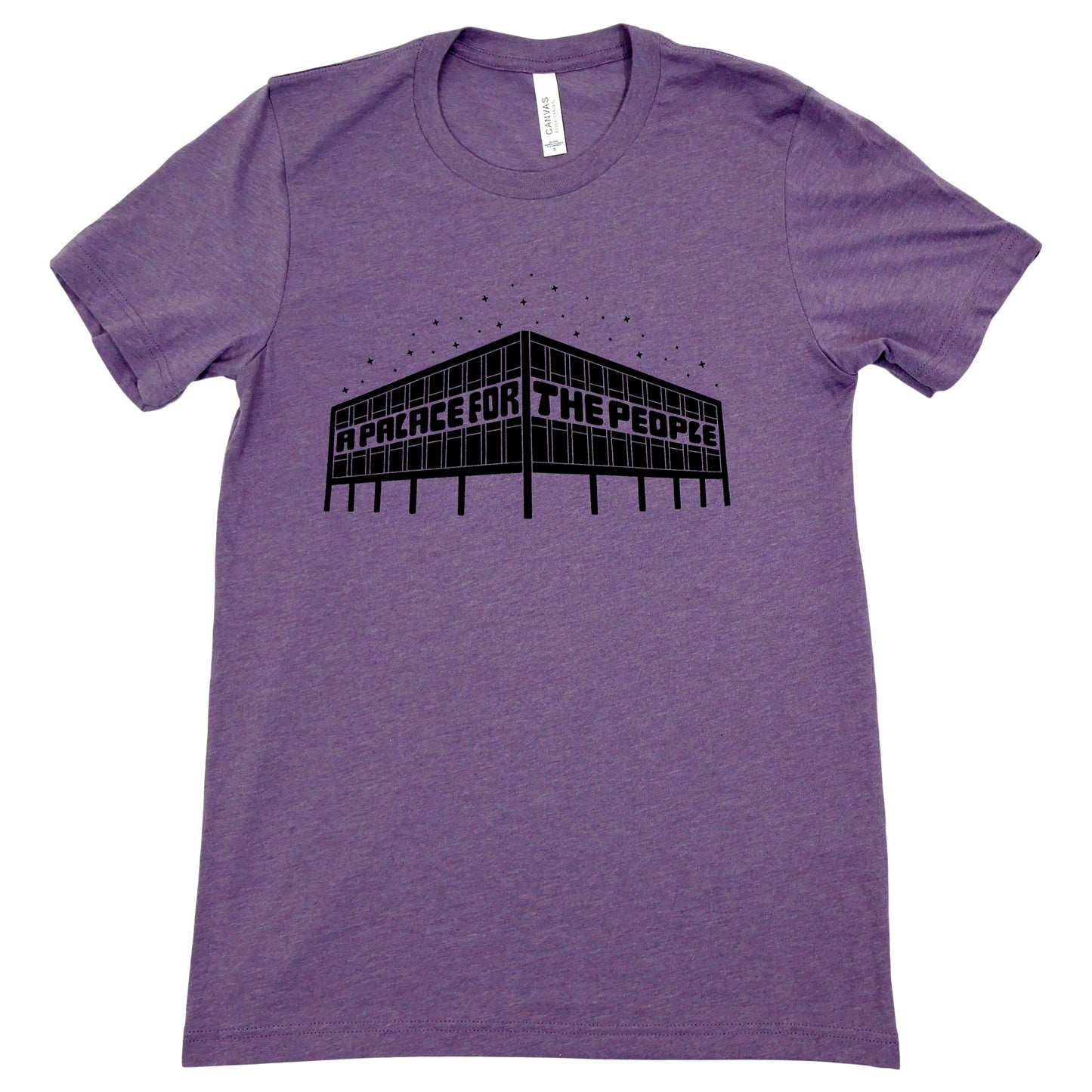 Unisex 'A Palace For The People' shirt - Heather Purple