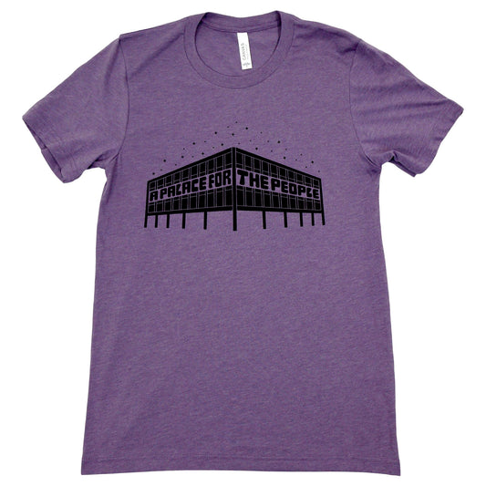 Unisex 'A Palace For The People' shirt - Heather Purple