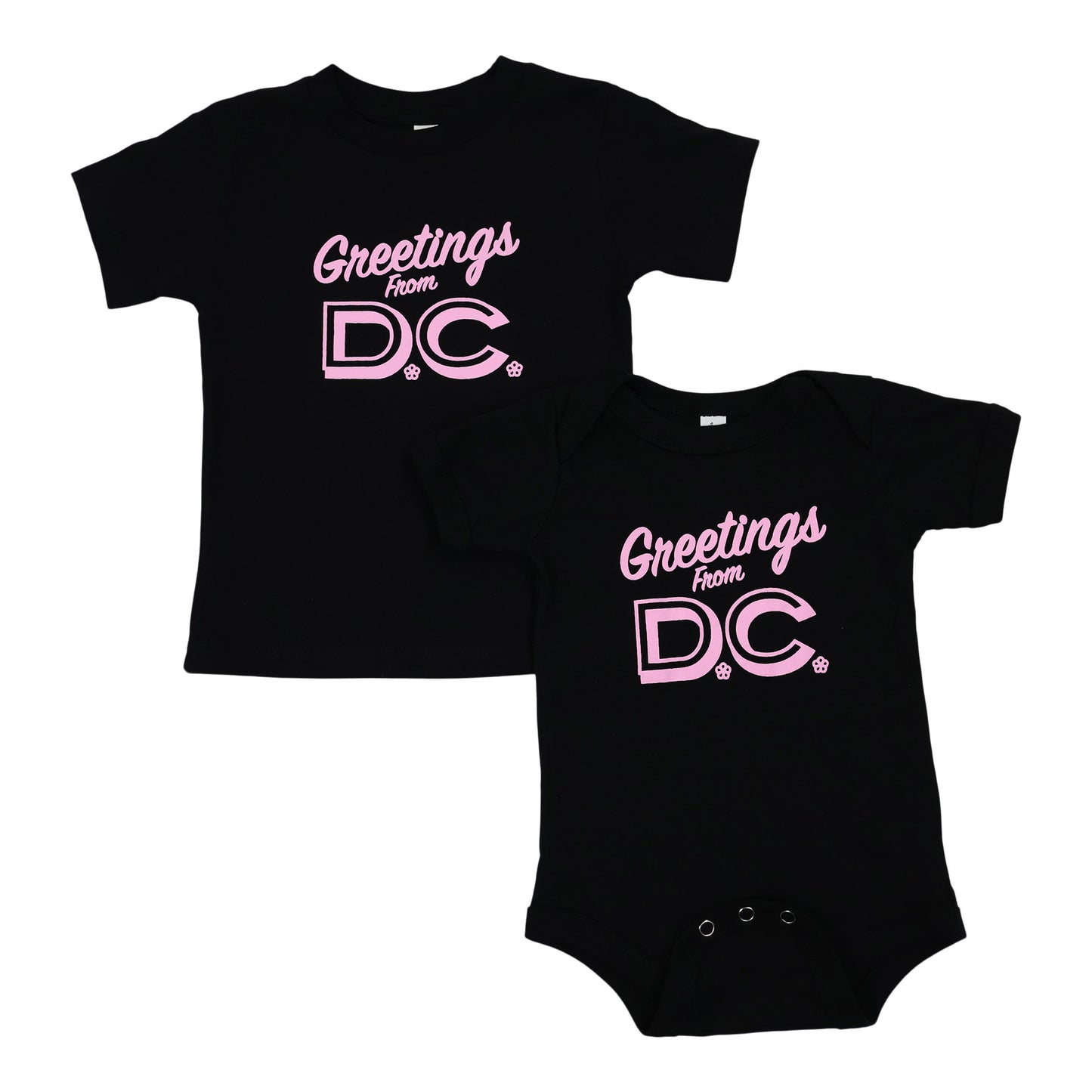 Infant & Toddler 'Greetings From DC' - Black