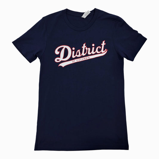 Unisex 'District of Columbia Script' T-shirt