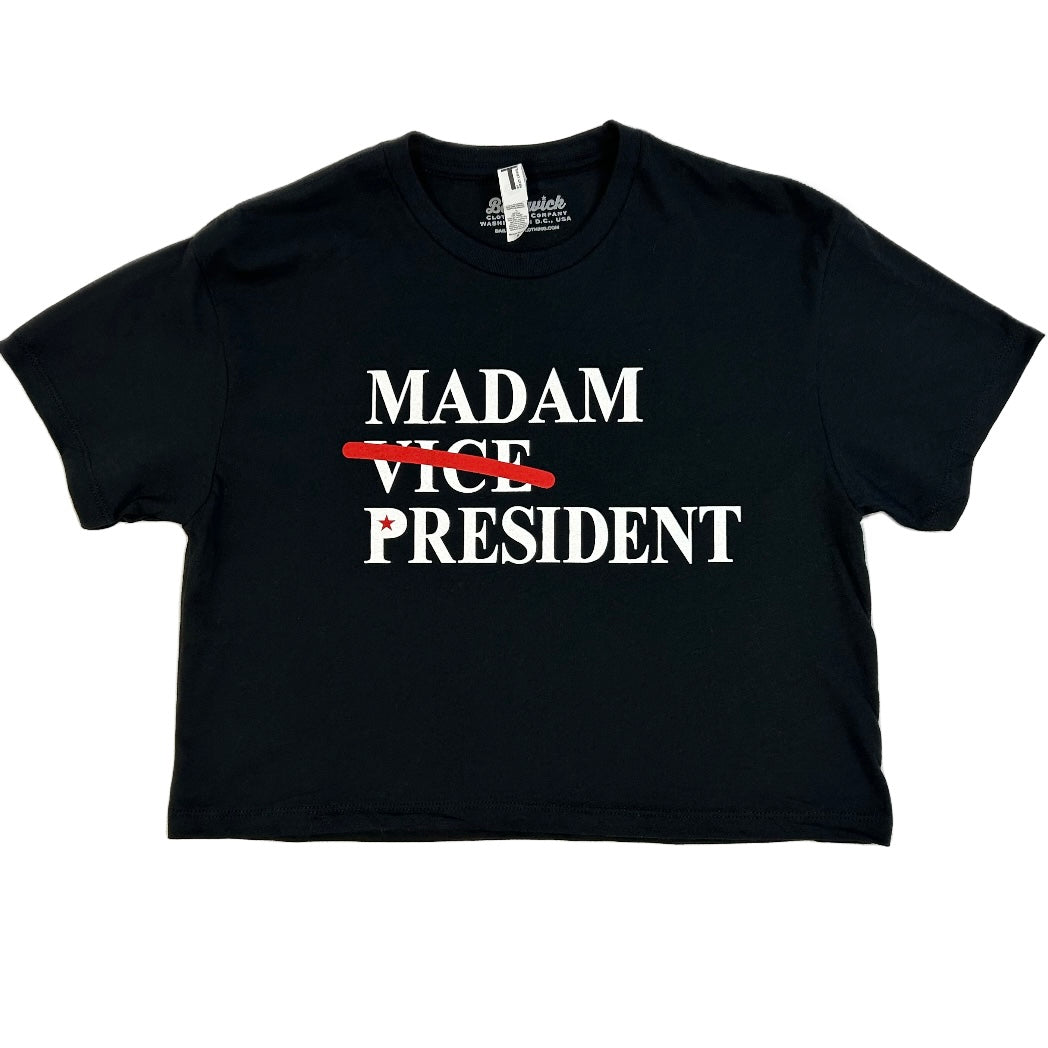 Ladies Madam *Vice* President - Remix Crop top