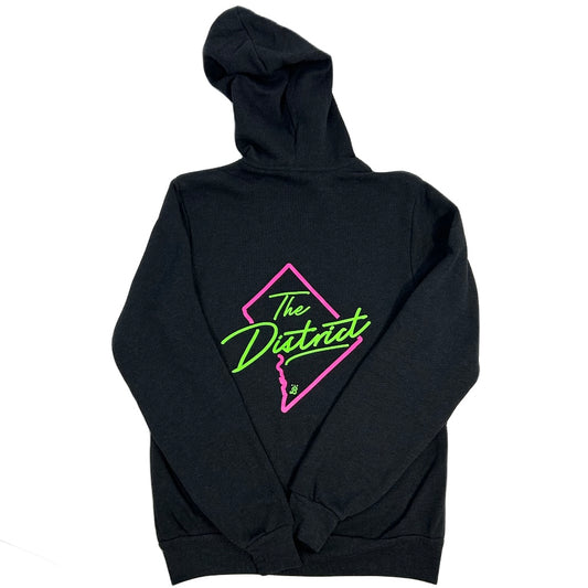 Unisex 'The District' Neon Double-Sided Zip Hoodie