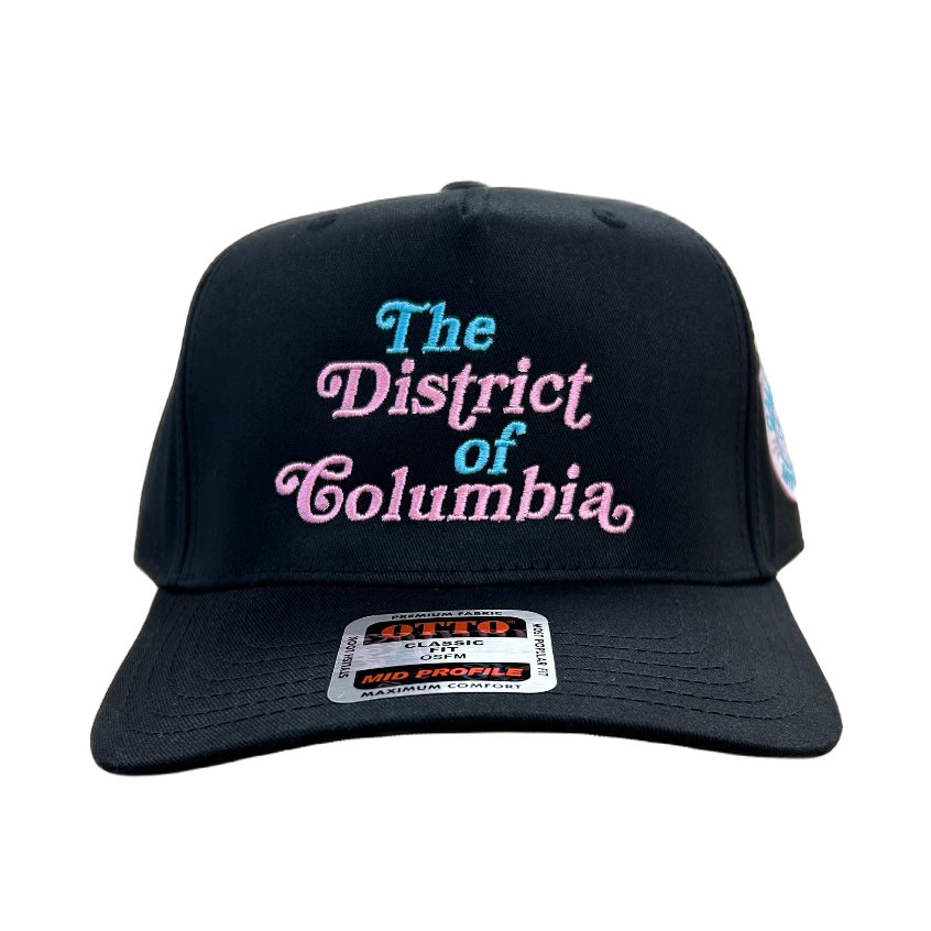 The District of Columbia“ 5-panel mid-rise snapback hat