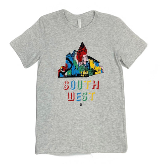 Unisex "Southwest" Heather Ash shirt