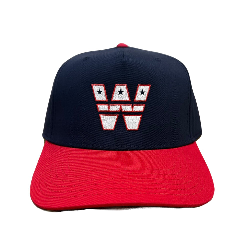 Two-toned "W Stars" 5-panel Mid-rise snapback hat