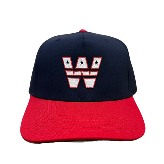Two-toned "W Stars" 5-panel Mid-rise snapback hat