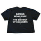 Ladies 'Defend Home Rule' Double-sided Crop Top