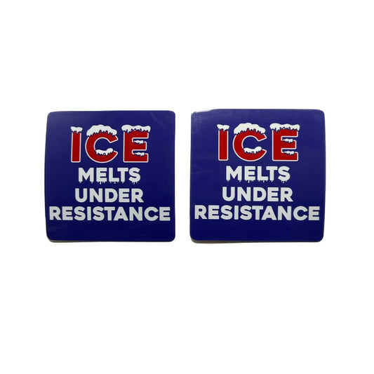 "Ice Melts Under Resistance" - Sticker packs