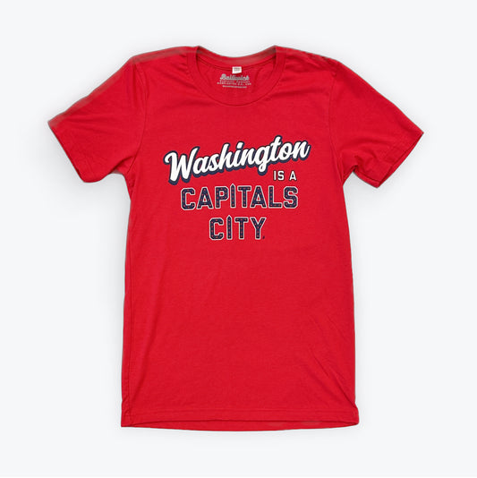 Unisex Red ' Washington is a Capitals City' T-shirt
