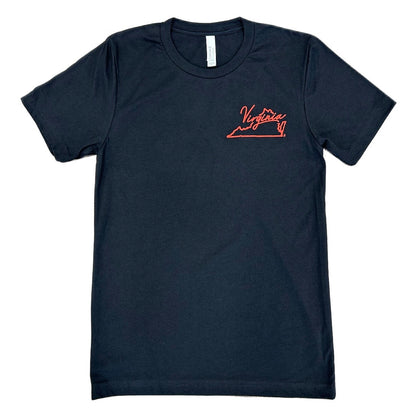 Unisex 'Virginia Outline' Double-sided shirt