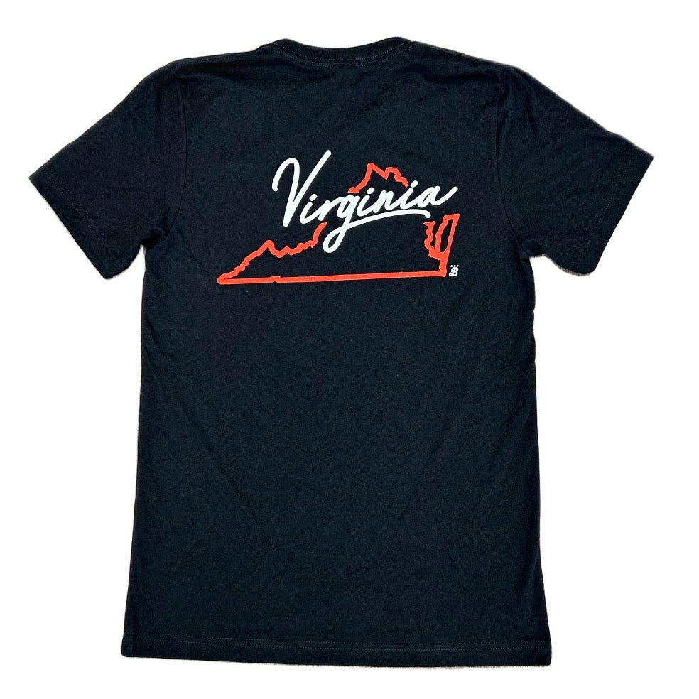 Unisex 'Virginia Outline' Double-sided shirt