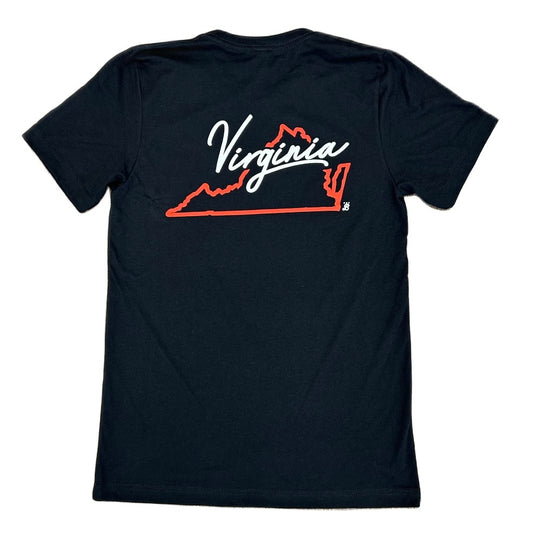 Unisex 'Virginia Outline' Double-sided shirt