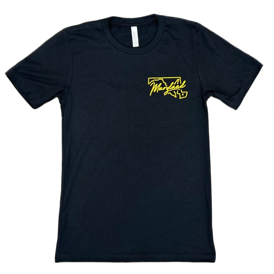 Unisex 'Maryland Outline' Double-sided shirt