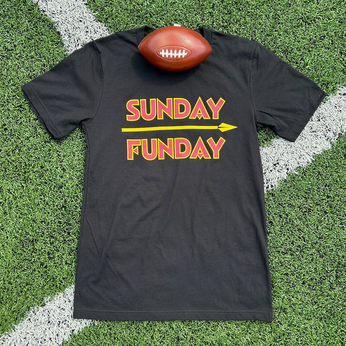 Unisex Black 'Sunday Funday' T-shirt