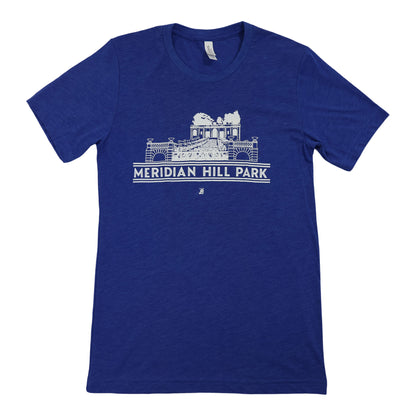 Royal Blue Meridian Hill Park shirt with White imprint