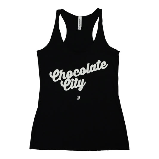 Ladies Chocolate City Tank Top - Black