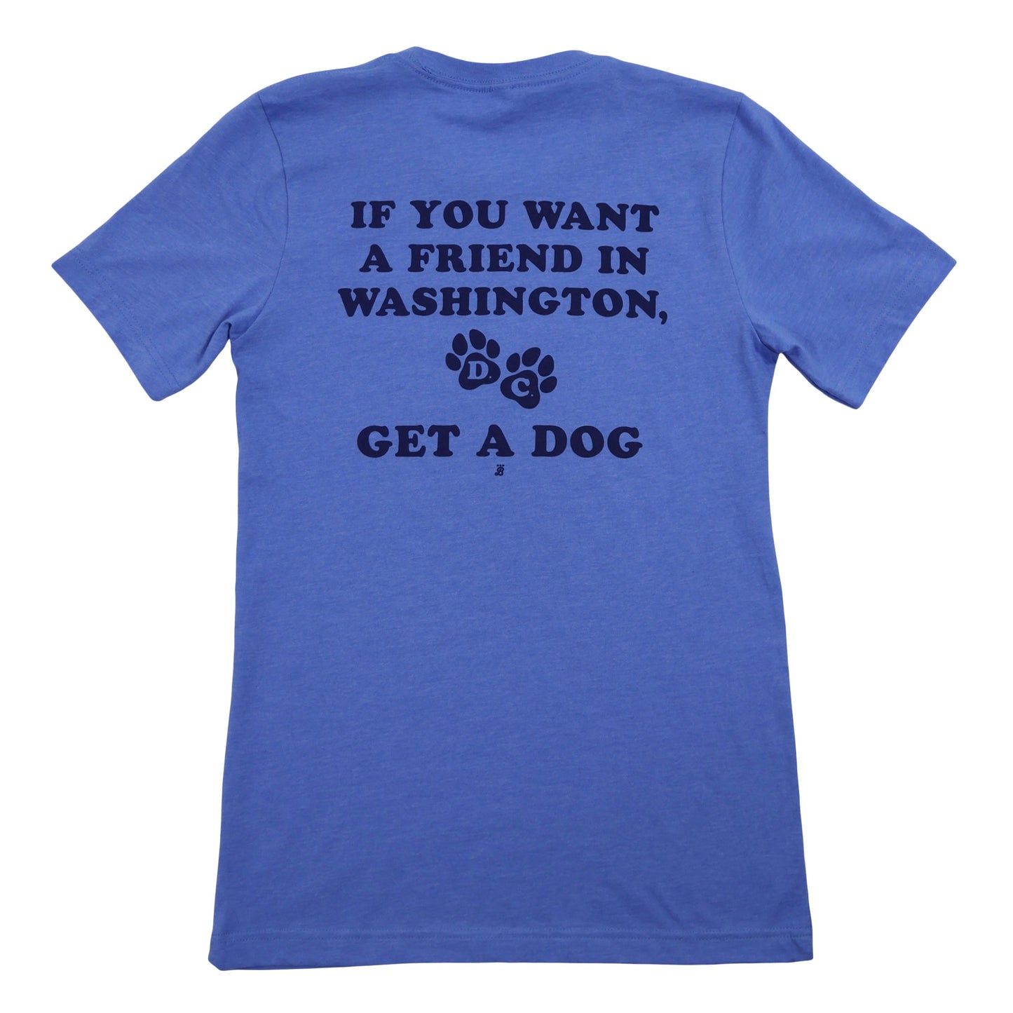 Unisex Get a Dog DC shirt - Heather Columbia Blue